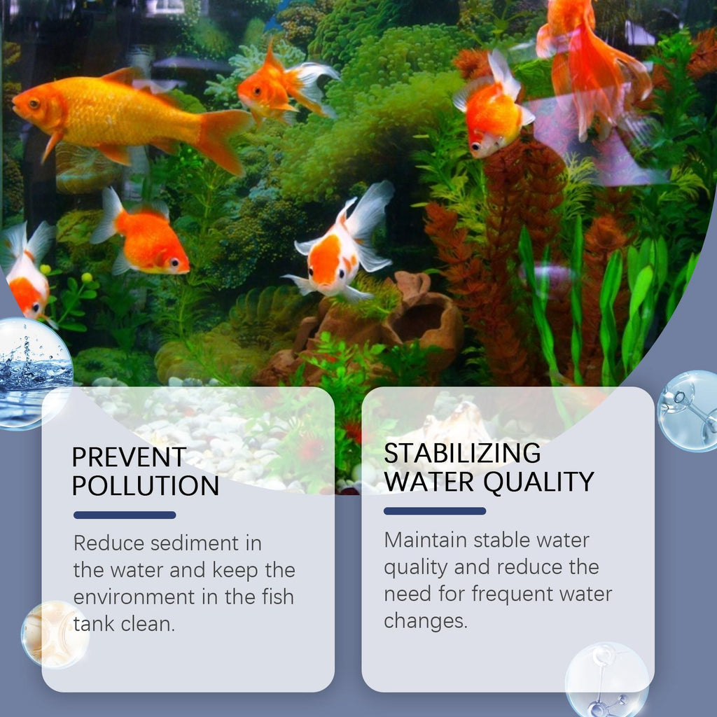 Yebang Fish Tank Water Clarifier Aquarium Water Clarifier Household Fish Tank Decontamination Cleaner