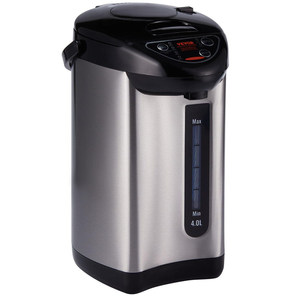 Hot Water Dispenser, Adjustable 4 Temperatures Water Boiler And Warmer, 304 Stainless Steel Countertop Water Heater, 3-Way Dispense For Tea, Coffee And Baby Formula, 4L/135 Oz